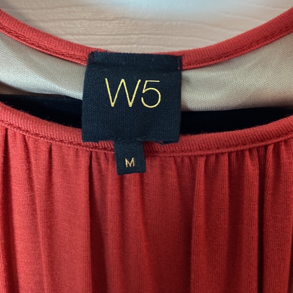 W5  Concepts Women’s Dolman Bubble Top cap Sleeve Size Medium - Picture 3 of 6